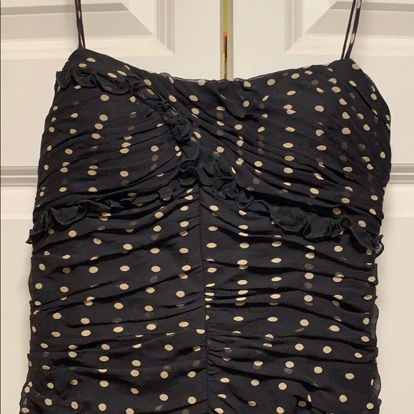 Cache Dresses & Skirts - Cache Polka Dot Formal Dress
